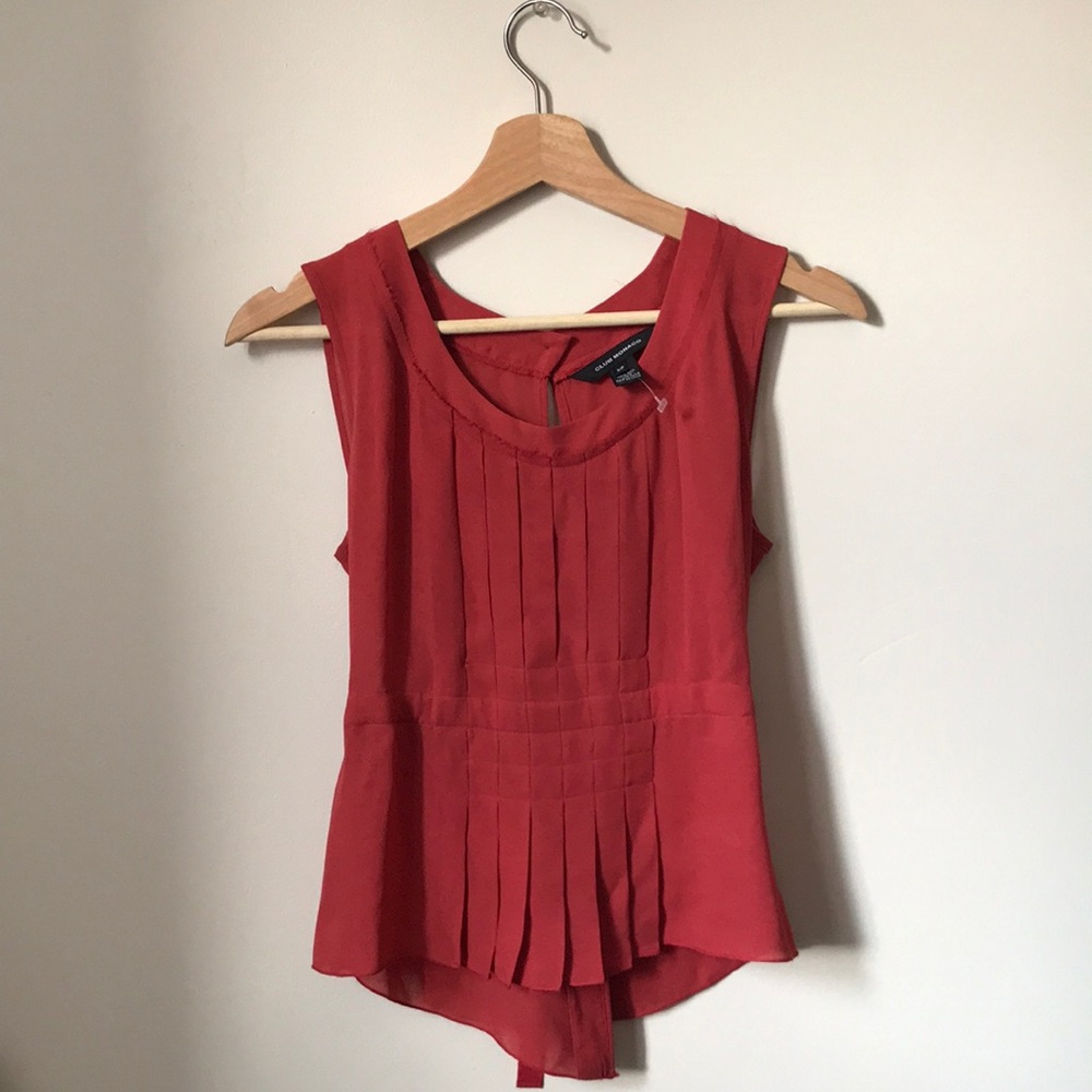 Club Monaco 100% silk top